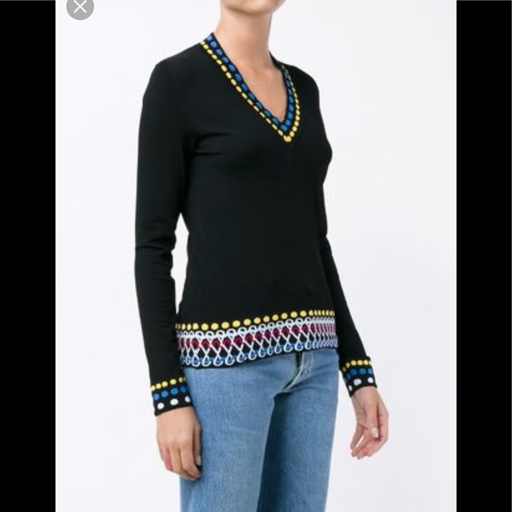 Peter Pilotto Spring Knit Top LS SzS Sold Out⚡️